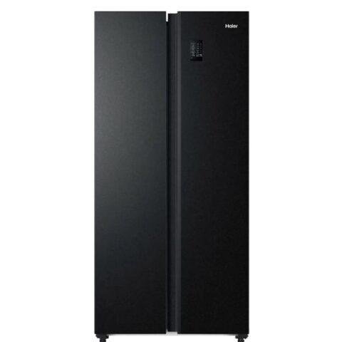 Haier Refrigerator 521 Liters 2-Door Side by Side Black -HRF-570SDBM