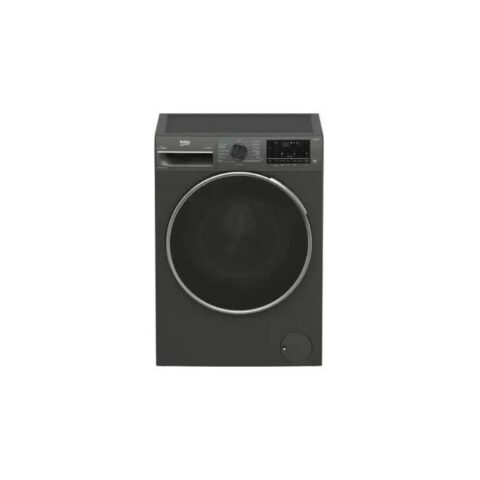 Beko Automatic Washing Machine 8 Kg 1200 RPM - Black - Digital Display - Large Door - Chrome- (Express) inv, - Steam -WTV8612XMC12