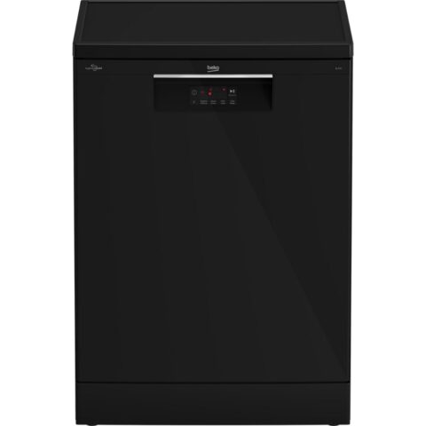 Dishwasher 5 Program 14 Place Settings 60 cm - Black - LED - Half Load + Hygiene Intense + Steam Gloss-BDFN15420B