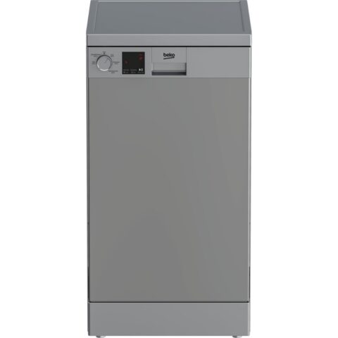 Dishwasher 5 Programs 10 Place Settings 45 cm Silver - Half Load - Runtime Control - LED Screen - DVS05020S