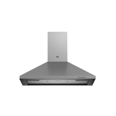Pyramidal Kitchen Hood 60 cm Inox - Carbon Filter - Washable Filter - 3 Speed Levels