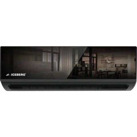 Iceberg 1.5 HP Cool/Heat Plasma Digital Black Inverter - MIRROR 12H